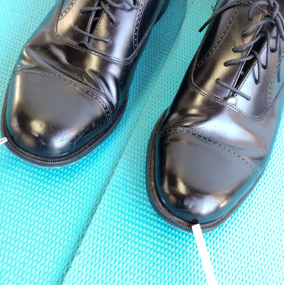 Bostonian Men's Lace Up Black Leather Dress Shoes Derby - Size 11